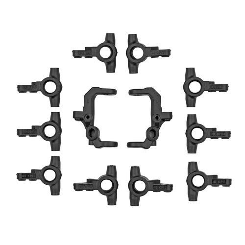 Team Associated RC10B7/SC7/T7 V2 Caster And Steering Blocks (ASC71213)
