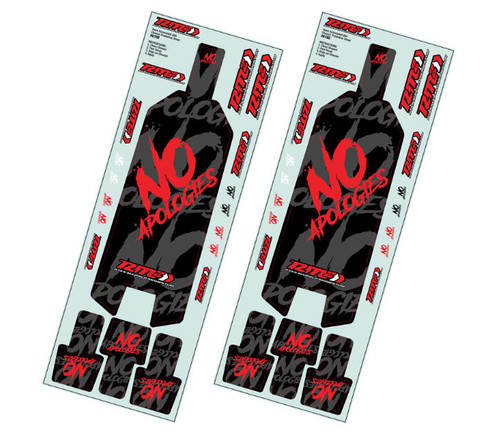 JConcepts RC10B84 RM2 "No Apologies" Precut Chassis Protective Sheet (2) (JCO8160)