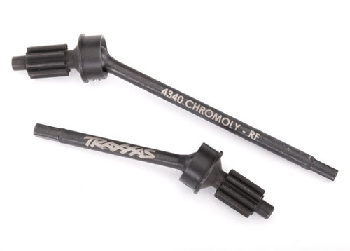 Traxxas TRX-4 Front Heavy Duty Machined Axle Shafts w/Input Gear (2) (TRA8062)
