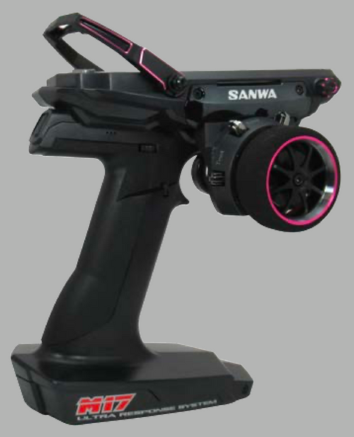 Sanwa/Airtronics Limited Edition M17 FH5 4-Channel 2.4GHz Radio System (Pink) w/RX-493i Receiver (SNW101A33063A)