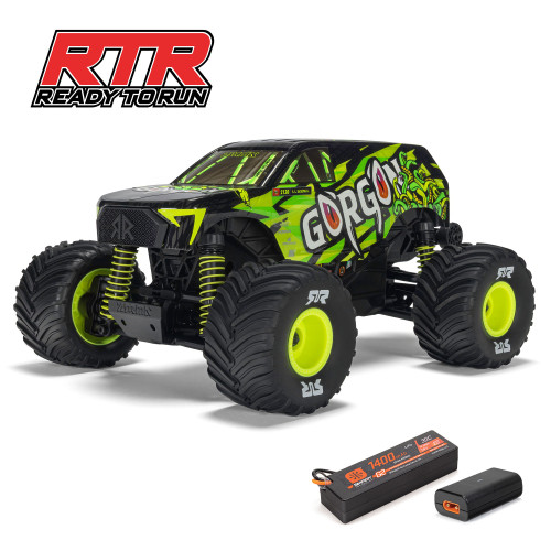 Arrma Gorgon Grom 4x4 1/16 RTR Brushed Monster Truck (Yellow) w/SLT2 2.4GHz Radio, Battery & Charger (ARA2130T1) Arrma Gorgon Grom 4x4 1/16 RTR Brushed Monster Truck (Yellow) w/SLT2 2.4GHz Radio, Battery & Charger (ARA2130T1)