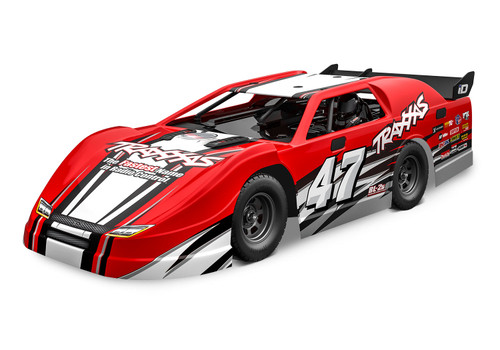Traxxas Slash Late Model BL-2S 1/10 RTR 2WD Dirt Oval Racer (Red) w/TQ 2.4Ghz Radio (TRA104364-74-RED)