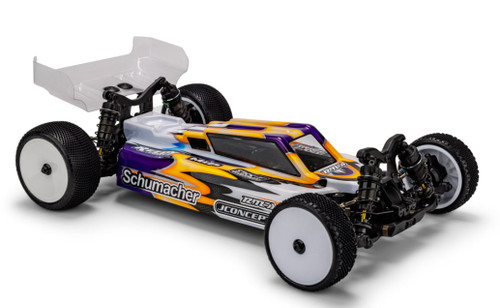JConcepts Schumacher Cat PB "F2" 1/10 Buggy Body (Clear) w/Carpet/Turf & Dirt Wings (JCO0686)