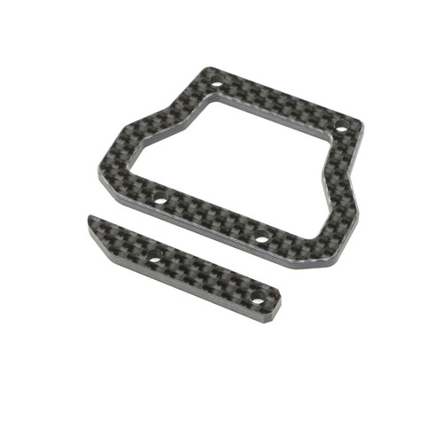Team Losi Racing 22X-4 2.0 Carbon Fiber Decoupled Slipper Brace Set w/Spacer (TLR-1288)