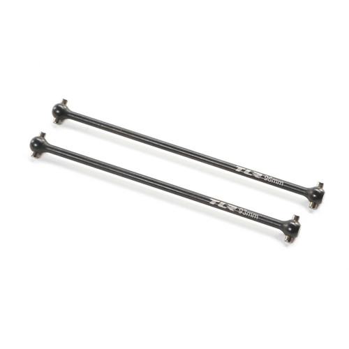 Team Losi Racing 22X-4 2.0 Steel Rear Center Dogbones (93/96mm) (TLR-1303)
