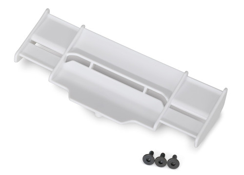 Traxxas Rustler 4x4 Rear Wing (White) (TRA6721A)