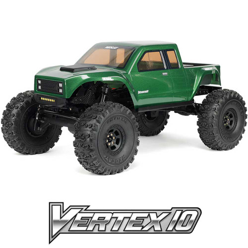 Redcat Vertex-10 1/10 RTR 4WD Electric Brushless Rock Crawler (Metallic Green) (RER43502)