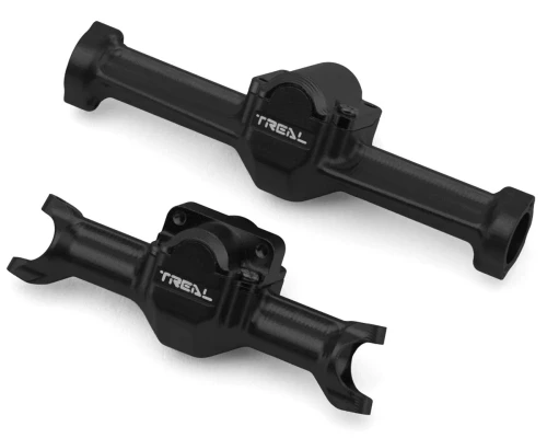 Treal Hobby Axial SCX30 7075 Aluminum Front & Rear Axle Housings Set (Black) (TLHTSCX30-01)