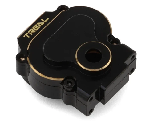 Treal Hobby Redcat Ascent-18 Brass Transmission Gearbox Housing Set (Black) (45.2g) (TLHTASCENT18-11)