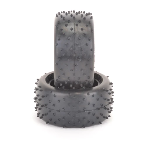 Schumacher Mini Spike 2.0" Rear 1/10 Buggy Tire (2) (Yellow) 15 x 12 (SCHU6849)