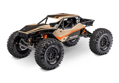 Traxxas TXC-4M Extreme Crawler 1/18 4WD RTR Brushless Rock Crawler (Tan) w/TQ  2.4GHz Radio, Battery & Charger (TRA120074-1-TAN)