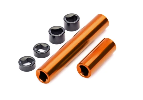 Traxxas TRX-4M Aluminum Center Driveshafts (Orange) (2) (TRA9852-ORNG)