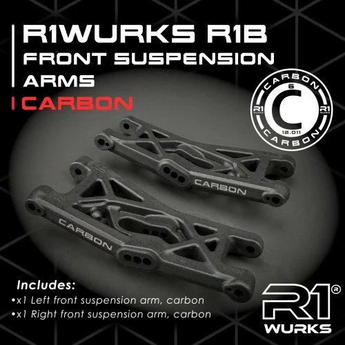 R1WURKS R1B Carbon Front Suspension Arms (R1W920315)