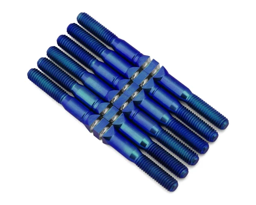 Whitz Racing Products Team Associated RC10B7.1 HyperMax Titanium Turnbuckles Set (Blue) (WRP-AEB71-HM4)
