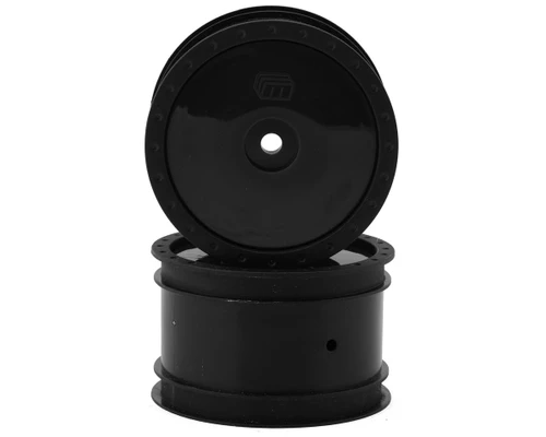 Whitz Racing Products 1/10 Whiplash Rear 2.2" Sprint Car Wheels (Black) (2) (12mm Hex) (WRP-WL-REAR-BLK)