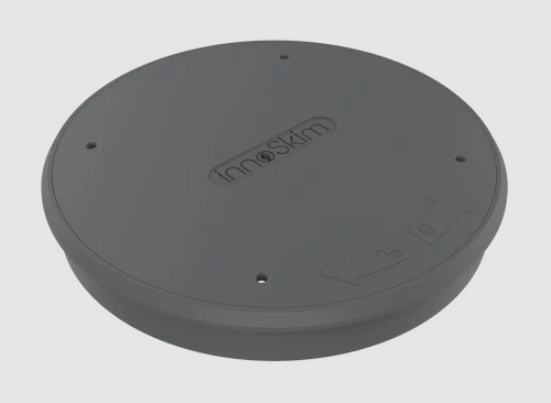 INNOSKIM LOCKABLE DECK LID ROUND GREY