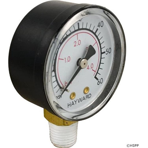 PRESSURE GAUGE BOTTOM MOUNT PRO SERIES FILTERS