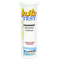 INSTA-TEST PHOSPHATE TEST STRIPS LOW RANGE (50 STRIPS) - comes with vials