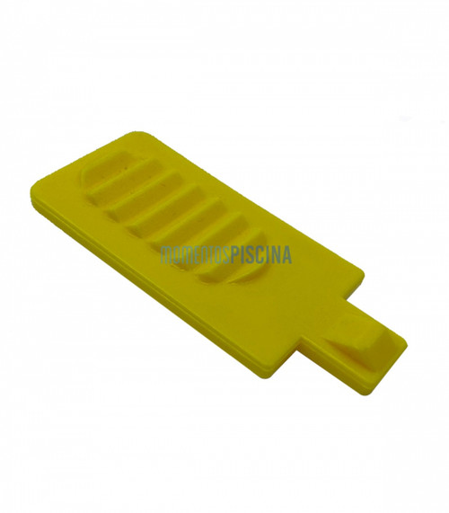 BOTTOM LID CLIP YELLOW  SINGLE (WAVE 100/PROX/ORBIT/2X2)