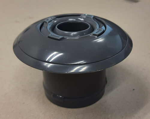 EYEBALL RETURN CONCRETE PUSH FIT LOCKING 50MM CLASS 9 GREY