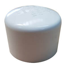 50MM END CAP PVC