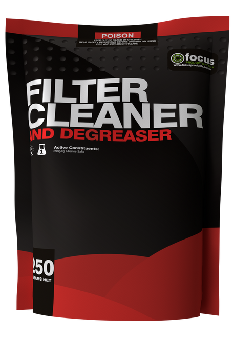 250G FOCUS FILTER DEGREASER SACHET (CTN=24)