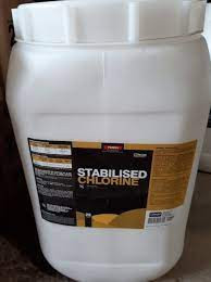 25KG FOCUS STABILISED CHLORINE 56% DG CL9 UN3077