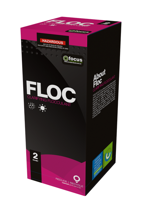 2KG FOCUS GRANULAR POOL FLOC (CTN=8)  DG CL8 UN1759