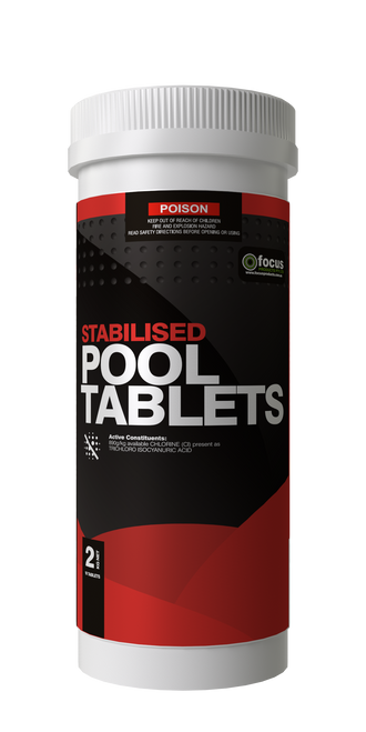 2KG FOCUS POOL TABLETS LARGE (CTN=6) DG CL5.1 UN2468
