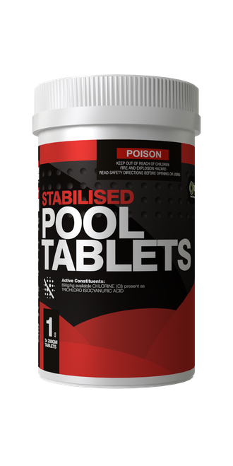 1KG FOCUS POOL TABLETS LARGE (CTN=12) DG CL5.1 UN2468
