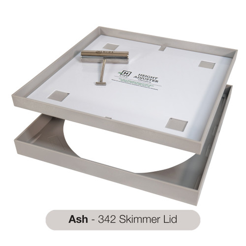 HIDE 342 SKIMMER LID KIT ASH POLYMER 15-22MM INLAY