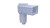 INNOSKIM SKIMMER CONCRETE EXTENDED THROAT WHITE (FOR FIBREGLASS ADD ESCUTCHEON KIT)