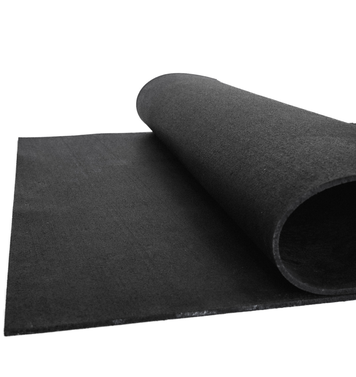 Rolled Rubber Flooring - 1/8 Thick Recycled Rubber