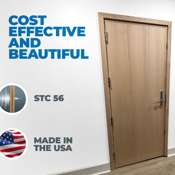 Sound Lock™ Soundproof Interior Door (STC 56)