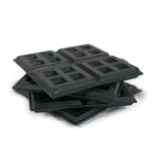 4x4 rubber isolation mounts
