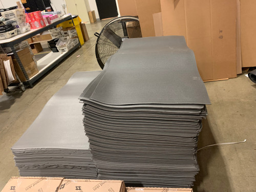 B Stock Luxury Liner Pro thinner foam, closer to 1/4" thick instead of 3//8" thick. Sheets are still 24" x 54" like A Stock.