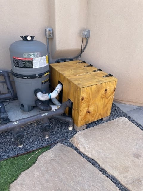 pool pump quiet box