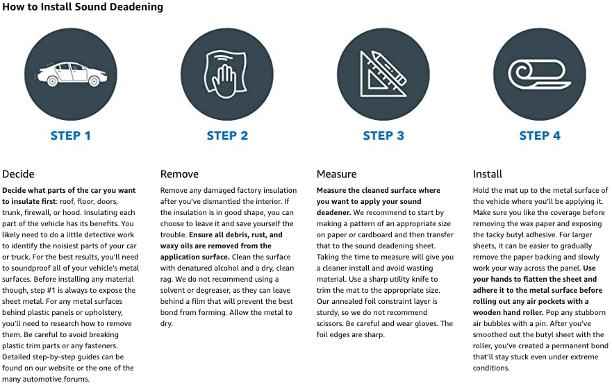 how to install Second Skin sound deadener