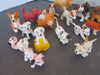 ASST OF PLASTIC ANIMALS DOGS PUPPIES  1.25" - 2.5"  L7