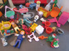 LOT OF LOOSE PLASTIC TOY PARTS FOR PLAYSETS KENNER PLAYMOBIL GEOBRA WARNER L7