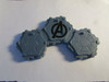HASBRO MARVEL 2012 TRI HEX COLLECTOR BASE FOR ACTION FIGURE WALMART EXCLUS. L7