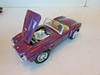 BURAGO DIECAST CAR COBRA 427  1/24 SCALE PURPLE MADE IN ITALY  LotD