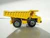 MATCHBOX SUPERFAST 1976 FAUN DRUMP TRUCK NO. 58 YELLOW LESNEY ENGLAND 1/64  H2