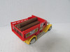 SUNNYSIDE DIECAST SS-701-6 WOOD BLOCKS TRUCK RED YELLOW 4.5"  S1