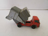 VTG DIECAST MATCHBOX REFUSE TRUCK #7 LESNEY ENGLAND ORANGE & GREY MINOR WEAR  H2