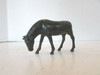 VINTAGE DIECAST GRAZING HORSE BLACK  2"H  M41