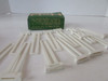 Vintage Bachmann Plasticville Fence & Gate No. HF-2 White  Boxed H3