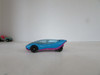 DIECAST MATTEL HOT WHEELS 1994 BLUE & PINK CAR TINTED MCDONALDS HAPPY MEAL CAR