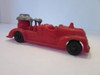 VTG HUBLEY KIDDIETOY FIRE TRUCK PLASTIC AS IS 5.75"L MADE IN USA   H2