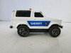 VTG  DIECAST MAJORETTE SONIC FLASHER SHERIFF TRUCK WHITE 2-3/4"L   H2